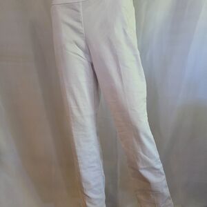Classic White Straight-Leg Women’s Pants
